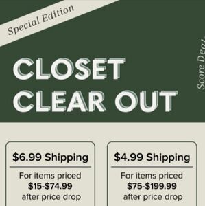 LET ME KNOW!!!  $6.99 Shipping on $15 Minimum (single items) TODAY!!!